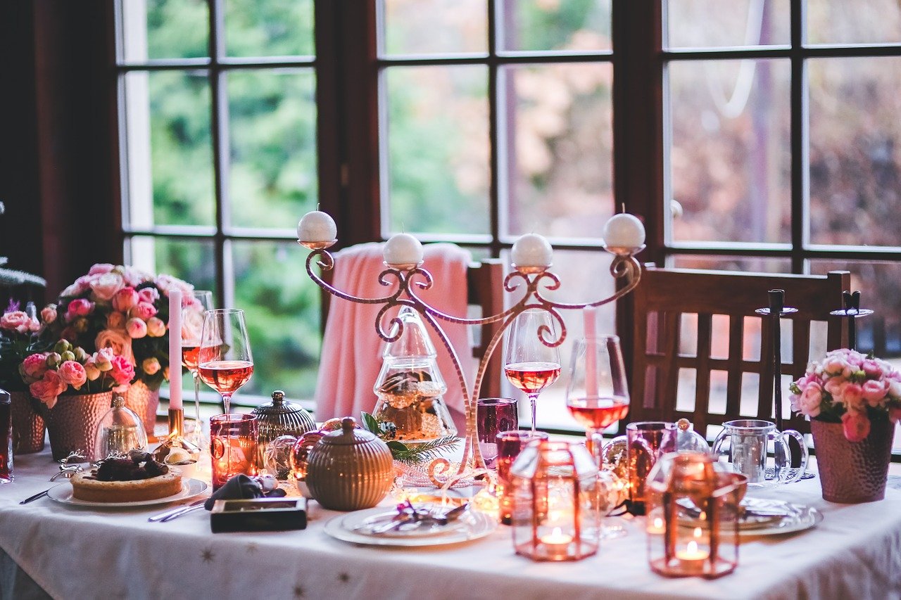 décoration table de noël