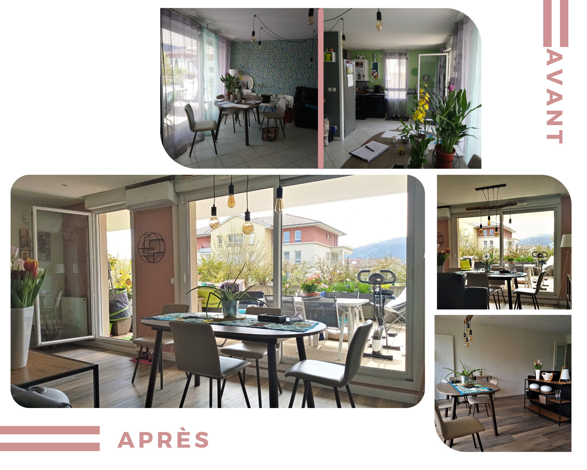 avant/après salle-à-manger avant/après salle-à-manger